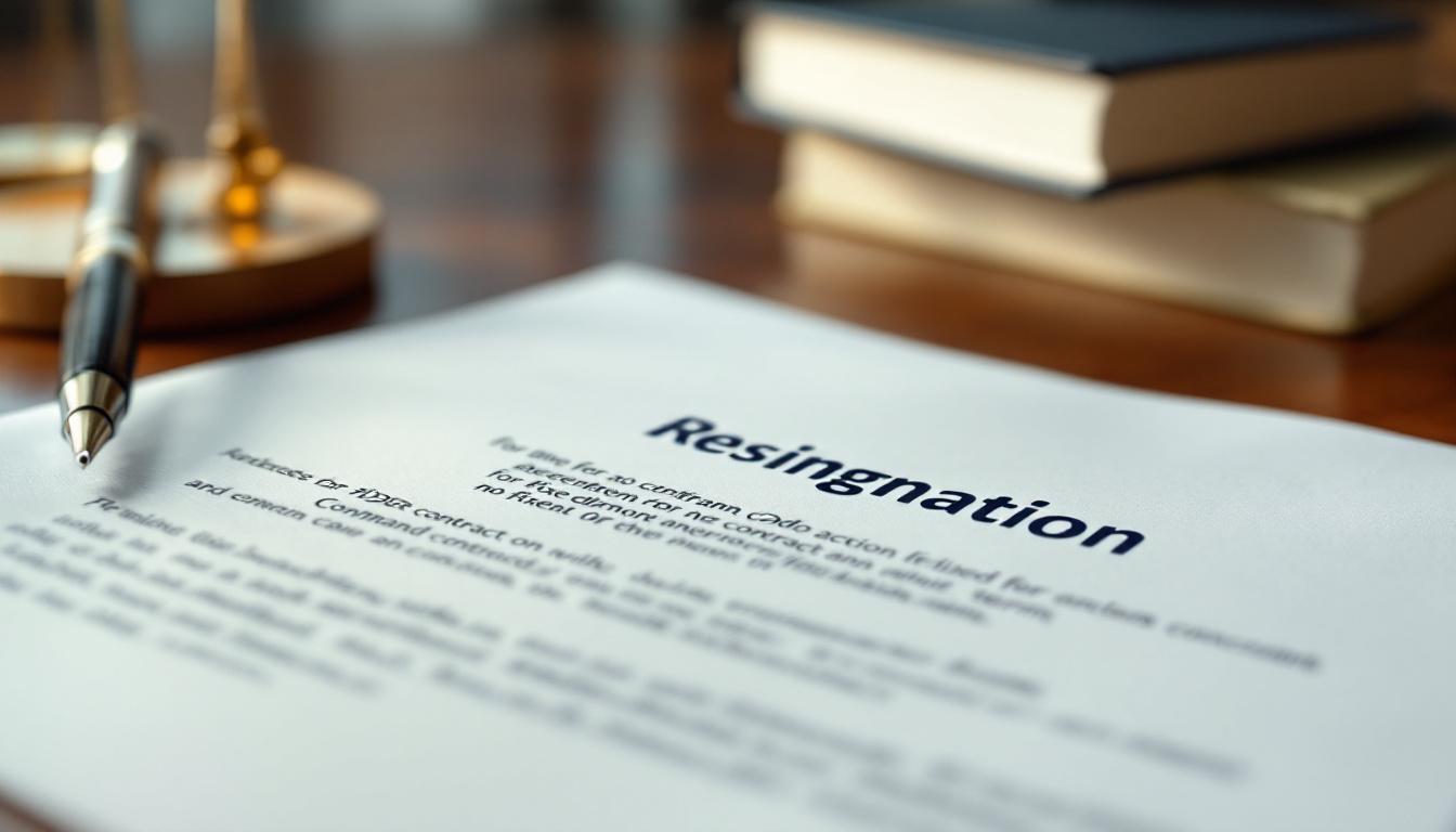 Lettre de demission cdd : vos obligations et délais de préavis