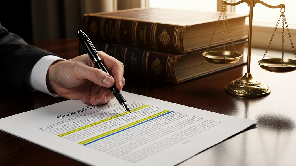 Chantage code pénal : 5 exemples courants et leur traitement
