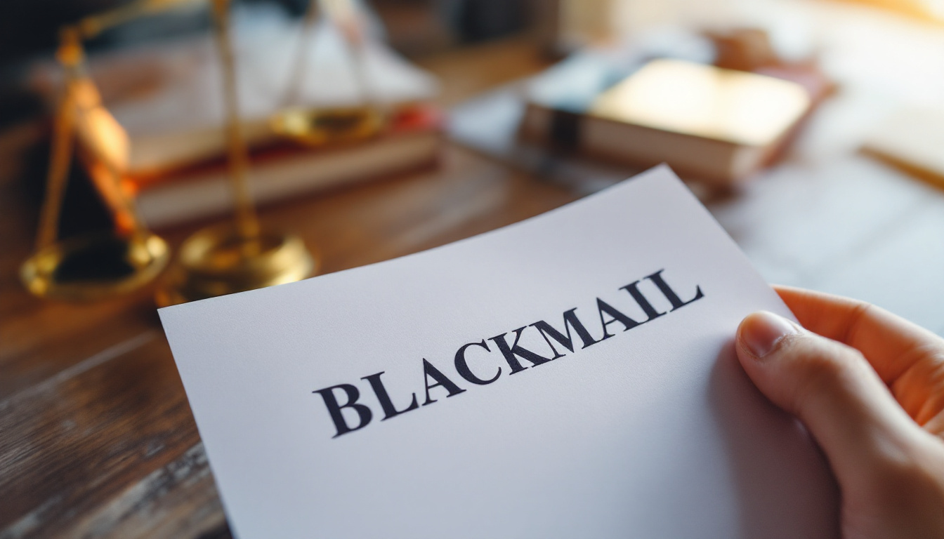 Chantage code pénal : comment le signaler aux autorités